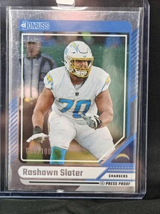 2024 Panini Donruss - Rashawn Slater #38 Argento Prova di Stampa /100 - Foto 1 di 2