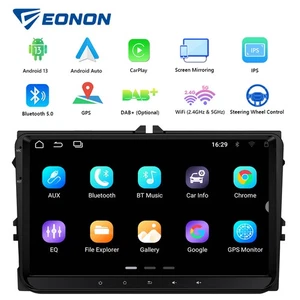 For VW Golf MK5 Polo Passat Jetta 9" IPS Android 13 CarPlay Car Stereo Radio GPS - Picture 1 of 22
