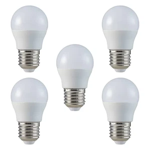 MiniSun 5er Pack E27 LED Globe Birne LED Golfball Glühbirne 4W kaltweiß - Bild 1 von 2