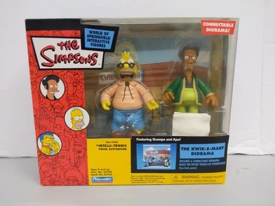 Playmates, World of Springfield, Los Simpson - Diorama Kwik-E-Mart, abuelo, Apu Foto 1 de 4