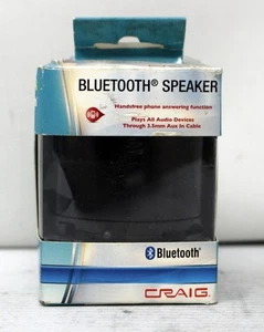 Craig Bluetooth Portable Speaker Black - Picture 1 of 1
