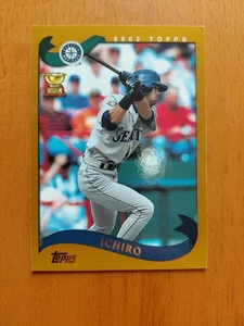2002 Topps Ichiro Gold Cup 2nd Year Baseball Card #225 Seattle Mariners HOF 2025 - Picture 1 of 2