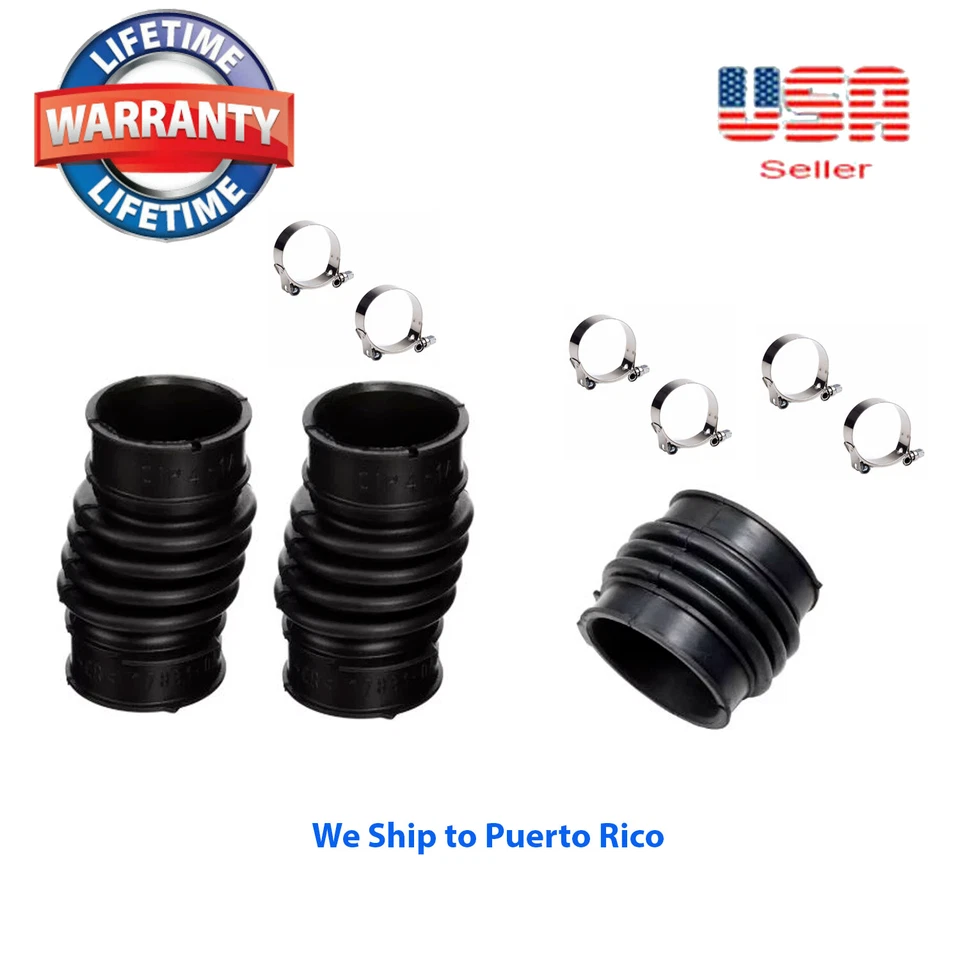 Juego de 3 mangueras de admisión de aire con abrazaderas aptas para TOYOTA AVALON 2000-2004 Foto 1 de 4