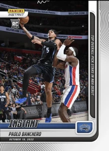 2022-23 PANINI INSTANT #5 - Paolo Banchero Makes Debut RC In Hand Magic NBA - Picture 1 of 2