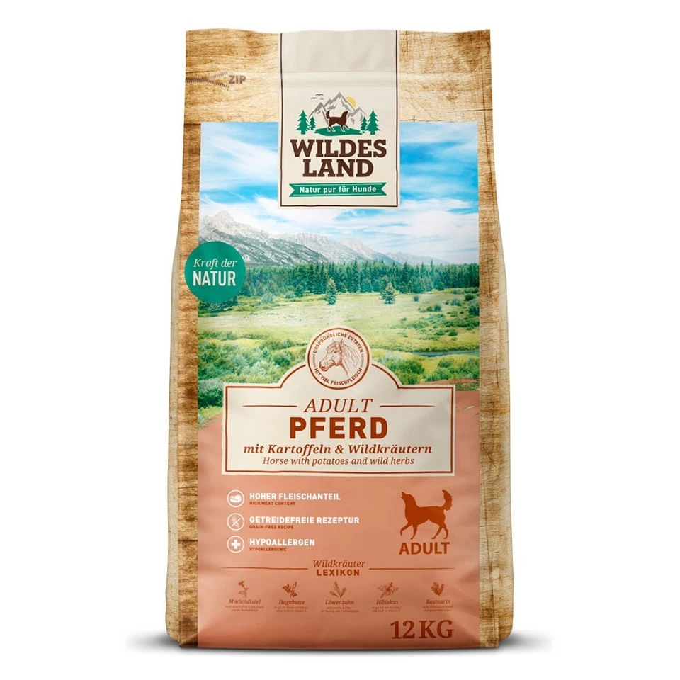 Wildes Land Classic Adult Pferd m. Kartoffeln u. Wildkräutern - verschi. Mengen - Bild 1 von 1