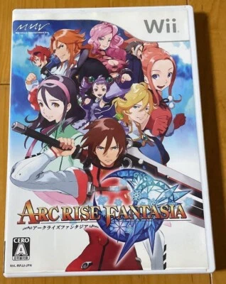 Nintendo Wii Arc Rise Fantasia Japanese Games With Box Tested Genuine - Image 1 of 3