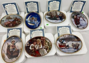 Platos de recolección anuales Bradford Exchange Sandra Kuck's Winter Wonderland - Imagen 1 de 34