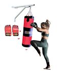 3 in 1 Heavy Punching Bag Set Unfilled Boxing Set Glove MMA Muay Thai Chain 