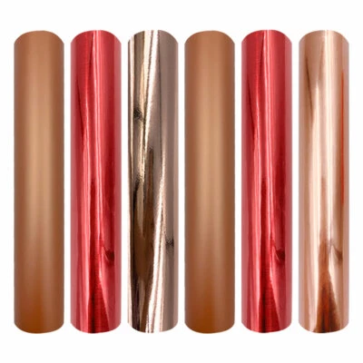 Permanent Adhesive Vinyl Film 6 Sheets for Cut 12"x10" DIY Craft Vinyl Bundle - Image 1 of 4