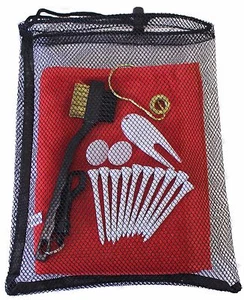 Golf Utility Kit (Handtuch, Tees, Ballmarker, Divot Tool & Scheuerbürste) 89420 - Bild 1 von 14