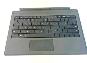 Microsoft Model 1644 Type Cover for Surface Pro 3 Black Keyboard Clean - Picture 1 of 2