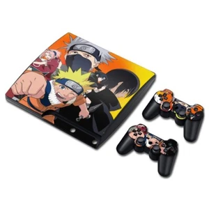 Skin Sticker PS3 PlayStation 3 Slim & 2 Controller Cartoon Stickers Skins - Picture 1 of 46