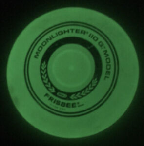 Wham-O 1975 MOONLIGHTER Glow In The Dark 110 G Model FRISBEE Disc 