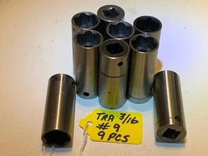 9-PIEZAS - HERRAMIENTA DE PRODUCCIÓN - ÁPICE - ENCHUFES ASIRIOS - 15MM"" - EE. UU. - NUEVO - Imagen 1 de 1
