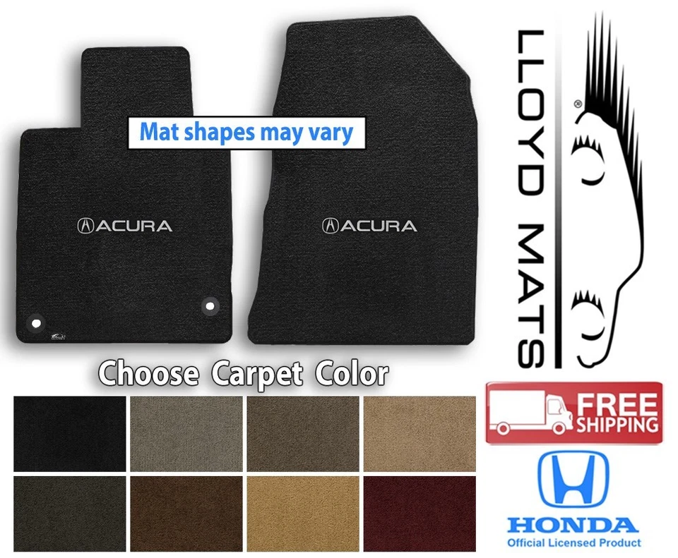 Lloyd Ultimat Carpet Mat Set for Acura Vehicles - 2pc Set - Choose Color - Image 1 of 4