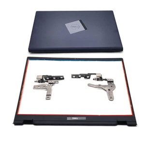 Back Cover Bezel/Hinges For Dell Inspiron 5501 5502 5505 Top 061DXH 0H00F3 Blue - Picture 1 of 13