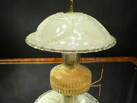 Vintage Art Neveau Ceiling Glass Shade Lamp Fixture Chandelier Cover