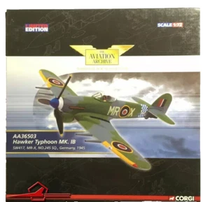 Corgi 1:72 Aviation Archive AA36503 Hawker Typhoon MK.IB SW417, MR-X, NO.245 SQ. - Imagen 1 de 16