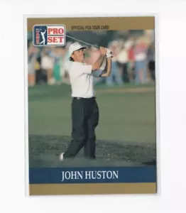 JOHN HUSTON 1990 PRO SET OFFICIAL PGA TOUR GOLF CARD-SHIPS FREE - Picture 1 of 24