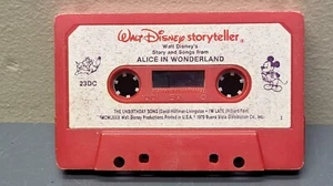 Walt Disney's storyteller Alice in wonderland Cassette Tape Plus Songs Vintage - Imagen 1 de 4