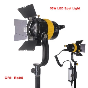 50W LED Spot Light Video Light Continuous Light For Photographic Video Film - Picture 1 of 12