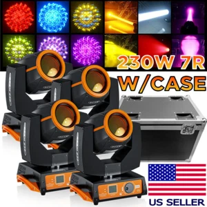 230W 7R Beam Zoom Sharpy 16+8Prism DMX Stage Lighting Moving Head Light Disco DJ - Picture 1 of 21