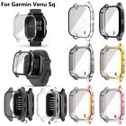For Garmin Venu Sq Full Screen Protector Protective Cover TPU Plating Watch Case