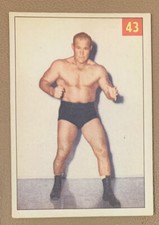 1954 Parkhurst Wrestling Card # 43 Ray Villmer