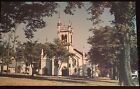 Carte postale vintage église anglicane St Johns Lunenburg Nouvelle-Écosse Canada