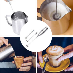 Electric Milk Frother Handheld Foam Maker Blender Coffee Drink Mixer Stirrer