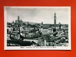 05163 Cartolina Siena (SI) Panorama da Chiesa Servi FP - Picture 1 of 2
