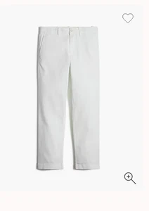 J.Crew Crewcuts Boys' slim pant in flex chino White Size 16 L1633 - Picture 1 of 9