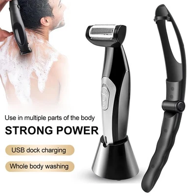 Body Hair Removal Electric Back Shaver Razor Manscaping Trimmer for Mens - image 1 of 4