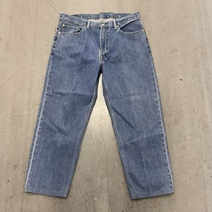 Pantalones de mezclilla clásicos informales Levi’s 550 para hombre calce relajado azul talla 38x27 - Imagen 1 de 11