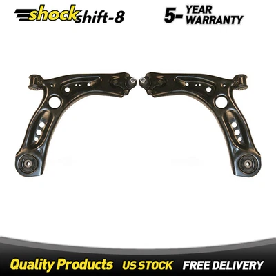 Front Lower Control Arms Assembly Suspensia 2PCS For 2015 2016 2018 Audi A3 1.8L - Image 1 of 2