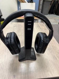AVANTREE HT280 Wireless Headphones 2.4G RF Transmitter + Charging Dock UNTESTED - Picture 1 of 8