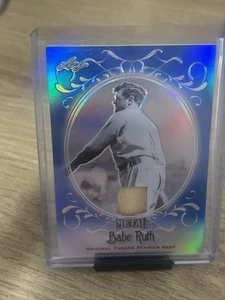 Babe Ruth—2019 Metal—Original Yankee Stadium Seat—AUTHENTIC—BLUE—SSP—/8—MINT/NM - Picture 1 of 24