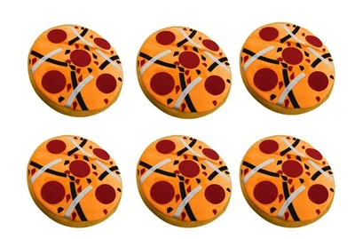Juego de 6 sombreros para pizza ridícula comida fiesta gorra de felpa novedad disfraz de Halloween accesorio Foto 1 de 4