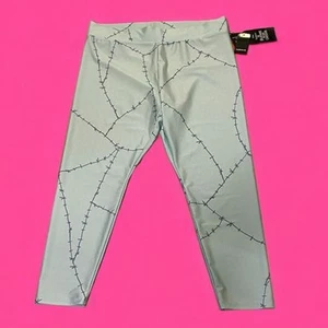 Torrid Plus Size 2 Nightmare Before Christmas Sally Cosplay Costume Leggings New - Picture 1 of 1