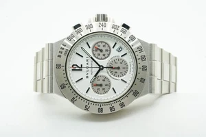 Bulgari Diagono CH40STA CH 40 S TA White Dial 40mm 11606U - Foto 1 di 1