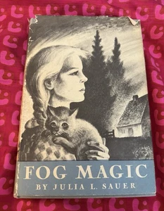 Rare Julia Sauer’s FOG MAGIC 1944 1st Ed/3rd Printing HCDJ - Foto 1 di 10