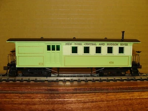 NO. 717110 1860 WOODEN PASSENGER CAR NYC & HUDSON-COMBINE MANTUA NEW HO SCALE - Picture 1 of 3