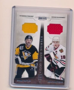 2010-11 DOMINION GOT YOUR NUMBER JONATHAN TOEWS BRYAN TROTTIER #10 59/99 - Picture 1 of 1