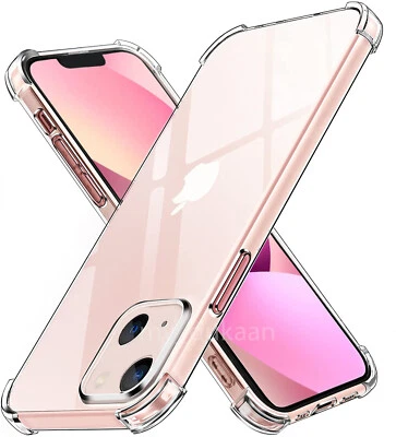 Clear Shockproof Bumper Case For iPhone 14 13 12 Pro Max Mini 11 Pro  XR XS 8 7 - Image 1 of 4
