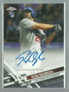  2017 Topps Chrome Rookie Autographs #RARS Rob Segedin (ref50815) - Picture 1 of 1