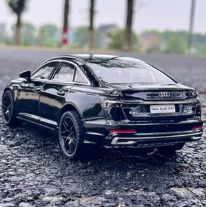 1:24 NEW AUDI A6L Alloy Car Model Diecast Toy Vehicle Sound&Light Collectible - Picture 1 of 9