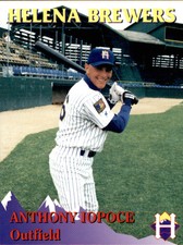 1995 Helena Brewers Team Issue #2 Anthony Iopoce Astoria New York Baseball Card