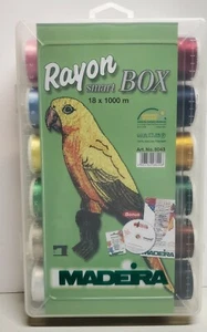 Madeira Embroidery Thread - Rayon 40 - 18 spools x 1100 yards ea - 8043 - NEW - Picture 1 of 4