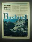 1975 Bushnell Optics Ad - Wide Angle Combo