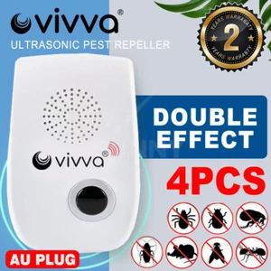 Vivva Electronic Ultrasonic Pest Reject Mosquito Cockroach Mouse Killer Repeller - Picture 1 of 7
